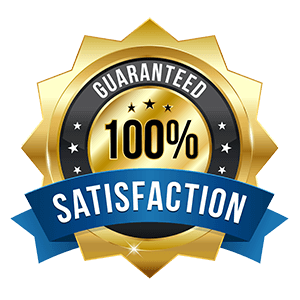 100% customer satisfaction guarantee