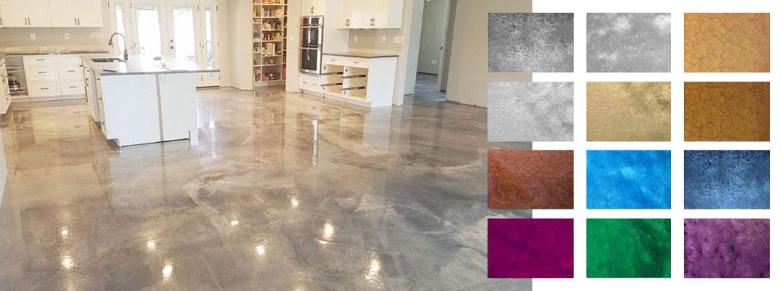 Metallic Epoxy Flooring - Valley Paint and Coatings LLC