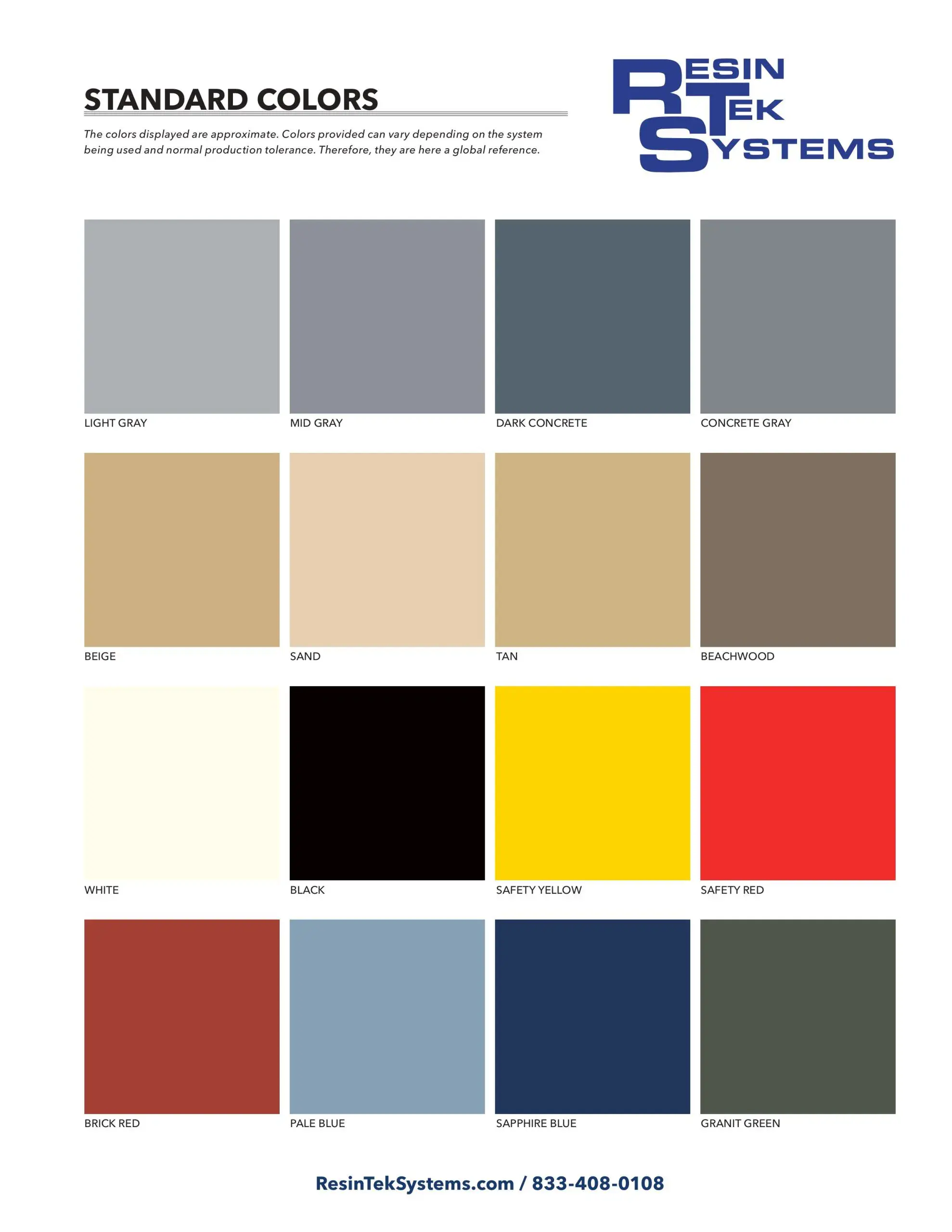 Epoxy Polyurethane Coating Solid Colors